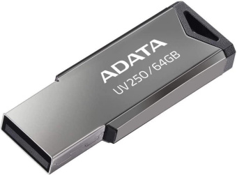 Флеш Диск A-Data 64Gb UV250 AUV250-64G-RBK USB2.0 серебристый от магазина РЭССИ