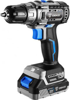 Дрель-шуруповерт Deko Sharker 20V аккум. патрон:быстрозажимной (063-4037) от магазина РЭССИ