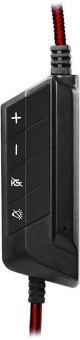 Наушники с микрофоном Sven AP-U995MV черный/красный 2.2м мониторные USB оголовье (SV-016357) от магазина РЭССИ