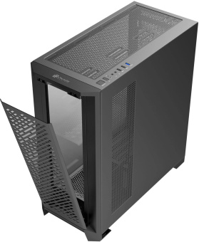 Корпус Оклик OCC-MD304 черный без БП ATX 9x120mm 5x140mm 2xUSB2.0 1xUSB3.0 audio bott PSU от магазина РЭССИ