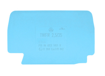 Пластина разд. TWFN 2,5 BLAU от магазина РЭССИ