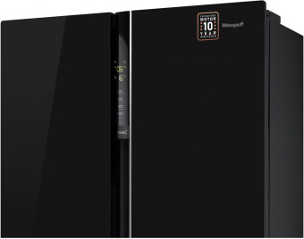 Холодильник Weissgauff WSBS 600 XB NoFrost Inverter 2-хкамерн. черная сталь (двухкамерный) от магазина РЭССИ
