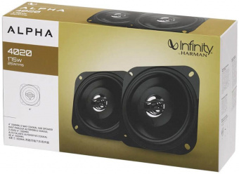 Колонки автомобильные Infinity Alpha 4020 (без решетки) 175Вт 88дБ 4Ом 10см (4дюйм) (ком.:2кол.) коаксиальные двухполосные от магазина РЭССИ