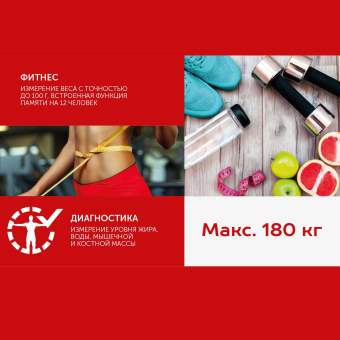 Весы напольные электронные Scarlett SC-BS33ED83 макс.180кг черный от магазина РЭССИ