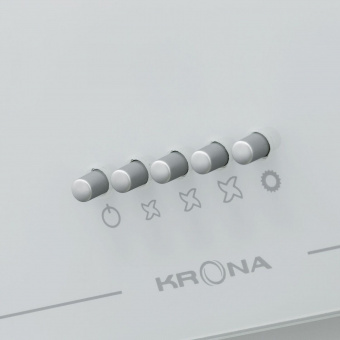 Вытяжка каминная Krona Jina 500 PB белый управление: кнопочное (1 мотор) от магазина РЭССИ