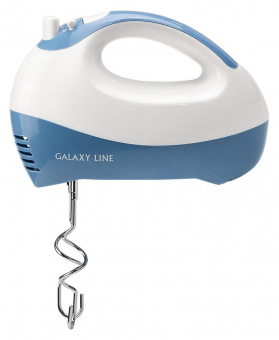 Миксер ручной Galaxy Line GL 2224 400Вт белый/синий от магазина РЭССИ