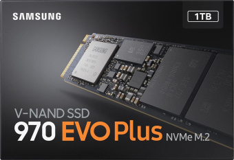 Накопитель SSD Samsung PCIe 3.0 x4 1TB MZ-V7S1T0B/AM 970 EVO Plus M.2 2280 от магазина РЭССИ