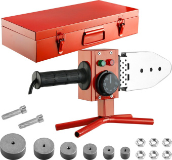 Сварочный аппарат для пластиковых труб Deko PPWM2100W раструбная 2.1кВт (кейс в комплекте) от магазина РЭССИ