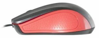 Мышь Оклик 225M черный/красный оптическая (1000dpi) USB (3but) от магазина РЭССИ