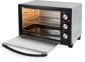 Мини-печь Hyundai MIO-HY074 30л. 1500Вт серебристый/черный от магазина РЭССИ