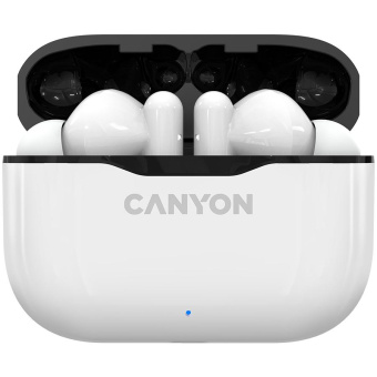 Гарнитура внутриканальные Canyon TWS-3 белый/черный беспроводные bluetooth в ушной раковине (CNE-CBTHS3W) от магазина РЭССИ