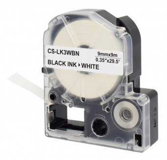 Картридж ленточный Cactus CS-LK3WBN черный для Epson LW300/LW400/LW700/LW600P/LW1000P от магазина РЭССИ