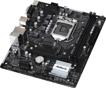 Материнская плата Asrock H410M-H/M.2 SE Soc-1200 Intel H370 2xDDR4 mATX AC`97 8ch(7.1) GbLAN+VGA+HDMI+DP от магазина РЭССИ