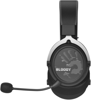 Наушники с микрофоном A4Tech Bloody MR590 Sports черный 1.5м мониторные BT/Radio/3.5mm оголовье (MR590 + WIRED/SPORT BLACK) от магазина РЭССИ