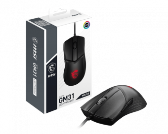 Мышь MSI Clutch GM31 Lightweight черный оптическая (12000dpi) беспроводная USB2.0 (6but) от магазина РЭССИ