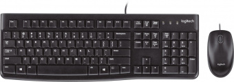 Клавиатура + мышь Logitech MK120 клав:черный мышь:черный/серый USB (920-002563) от магазина РЭССИ