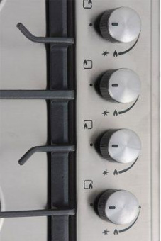 Газовая варочная поверхность Darina 1T1 BGM 341 12 X нержавеющая сталь от магазина РЭССИ