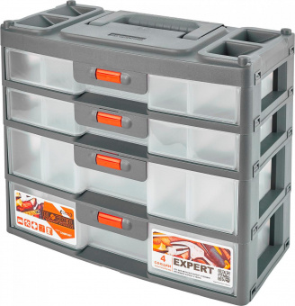 Органайзер Blocker Expert BR3789 4отд. серый/оранжевый (BR3789СРСВЦОР) от магазина РЭССИ