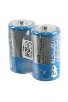 Элемент питания GP PowerPlus HEAVY DUTY 13C/R20 SR2, опт.упак. 20 шт от магазина РЭССИ