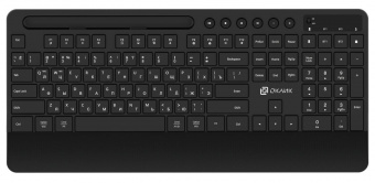 Клавиатура Оклик 865S черный USB беспроводная slim Multimedia (подставка для запястий) (1809339) от магазина РЭССИ