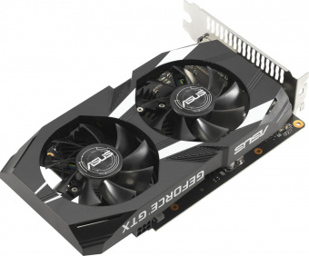 Видеокарта Asus PCI-E DUAL-GTX1650-O4GD6-P-V2 NVIDIA GeForce GTX 1650 4096Mb 128 GDDR6 1620/12000 DVIx1 HDMIx1 DPx1 HDCP Ret от магазина РЭССИ