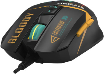 Мышь A4Tech Bloody W63 Max Renegade черный/рисунок оптическая (120000dpi) USB от магазина РЭССИ