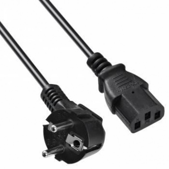 Кабель Buro AN23-1000-5 IEC C13 Евровилка 5м черный от магазина РЭССИ