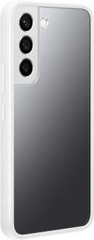 Чехол (клип-кейс) Samsung для Samsung Galaxy S22 Frame Cover белый/прозрачный (EF-MS901CWEGRU) от магазина РЭССИ