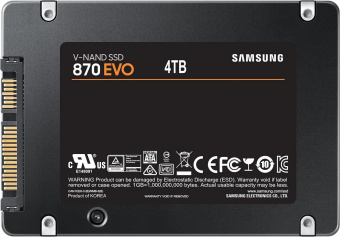 Накопитель SSD Samsung SATA III 4Tb MZ-77E4T0B/EU 870 EVO 2.5" от магазина РЭССИ