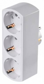 Сетевой разветвитель Buro BU-PS3G-W (3 розетки) белый (пакет ПЭ) от магазина РЭССИ