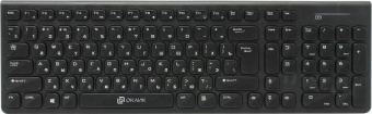 Клавиатура Оклик 880S черный USB беспроводная slim Multimedia от магазина РЭССИ