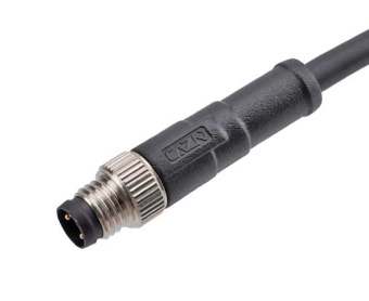 Кабельная сборка 5 метров, M8-P4A-MWA-5PU-CZ11618 CAZN (4pin) от магазина РЭССИ