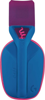 Наушники с микрофоном Logitech G435 голубой/розовый мониторные BT оголовье (981-001065) от магазина РЭССИ