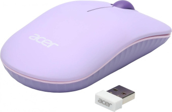 Мышь Acer OMR205 фиолетовый оптическая 1200dpi беспров. USB для ноутбука 3but (ZL.MCEEE.02K) от магазина РЭССИ