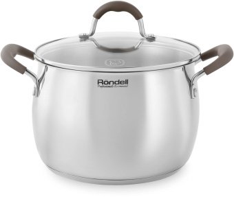 Кастрюля Rondell Konzept RDS-1230 6л. d=22см (с крышкой) стальной от магазина РЭССИ
