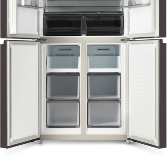 Холодильник Hyundai CM45043F 3-хкамерн. черная сталь от магазина РЭССИ