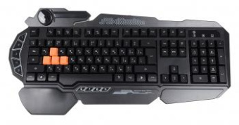 Клавиатура A4Tech Bloody B314 черный USB Multimedia for gamer LED (подставка для запястий) от магазина РЭССИ