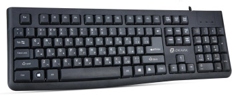 Клавиатура Оклик K135 черный USB (1914788) от магазина РЭССИ