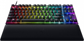 Клавиатура Razer Huntsman V2 TKL механическая черный USB for gamer LED (подставка для запястий) от магазина РЭССИ