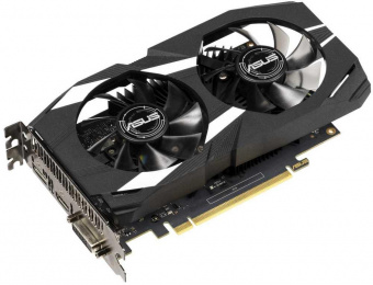 Видеокарта Asus PCI-E DUAL-GTX1650-O4G NVIDIA GeForce GTX 1650 4096Mb 128 GDDR5 1485/8002 DVIx1 HDMIx1 DPx1 HDCP Ret от магазина РЭССИ
