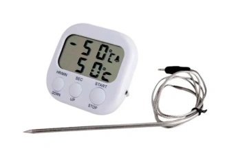 Термометр кулинарный TA-286 с таймером и выносным шупом от магазина РЭССИ