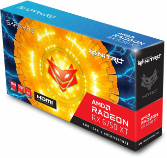 Видеокарта Sapphire PCI-E 4.0 11318-01-20G NITRO+ RX 6750 XT GAMING OC AMD Radeon RX 6750XT 12288Mb 192 GDDR6 2554/16000 HDMIx1 DPx3 HDCP Ret от магазина РЭССИ