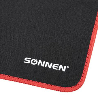 Компьютерный коврик для мыши и клавиатуры SONNEN BLACK TITAN XL большой 800x300x3 мм черный 513615 от магазина РЭССИ