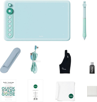 Графический планшет Parblo Intangbo X7 USB Type-C зеленый от магазина РЭССИ