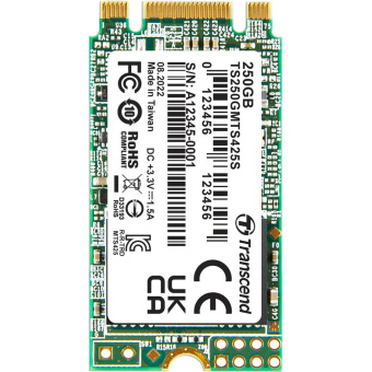 Накопитель SSD Transcend SATA III 250Gb TS250GMTS425S 425S M.2 2242 0.3 DWPD от магазина РЭССИ