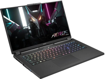 Ноутбук Gigabyte Aorus 17H BXF Core i7 13700H 16Gb SSD1Tb NVIDIA GeForce RTX4080 12Gb 17.3" IPS FHD (1920x1080) Windows 11 Home black WiFi BT Cam (BXF-74KZ554SH) от магазина РЭССИ