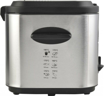 Фритюрница GFGril GFF-025 840Вт серебристый/черный от магазина РЭССИ