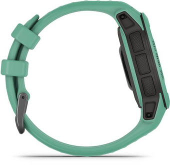 Смарт-часы Garmin Instinct 2S Solar Tactical 20мм 1.3" AMOLED корп.черный/мятный рем.мятный (010-02564-02) от магазина РЭССИ