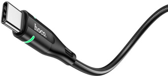 Кабель Hoco U93 Shadow Type-C USB (m)-USB Type-C 1.2м черный коробка от магазина РЭССИ