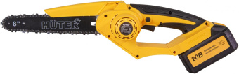 Электрическая цепная пила Huter ELS ELS-20/8-Li-2К-BL дл.шины:8" (20cm) 2аккум. 4Ач ЗУ (70/10/40) от магазина РЭССИ